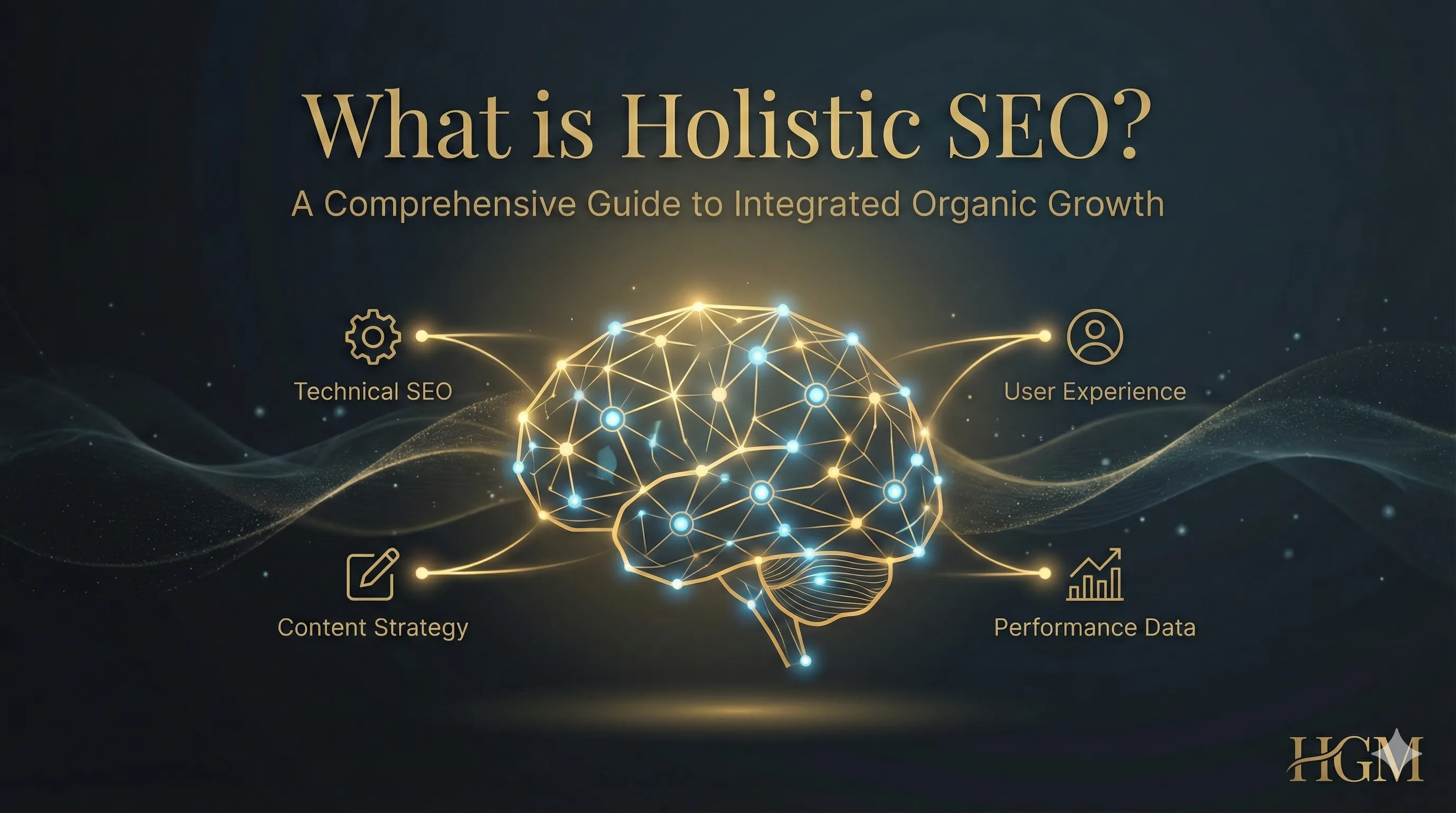 Holistic SEO Digital Brain Concept